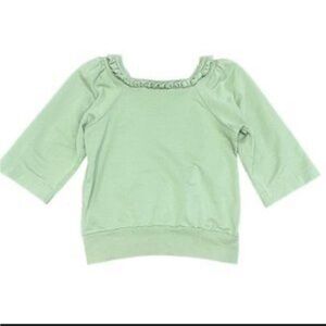 Veronique brainquinho bell sleeve square neck blouse